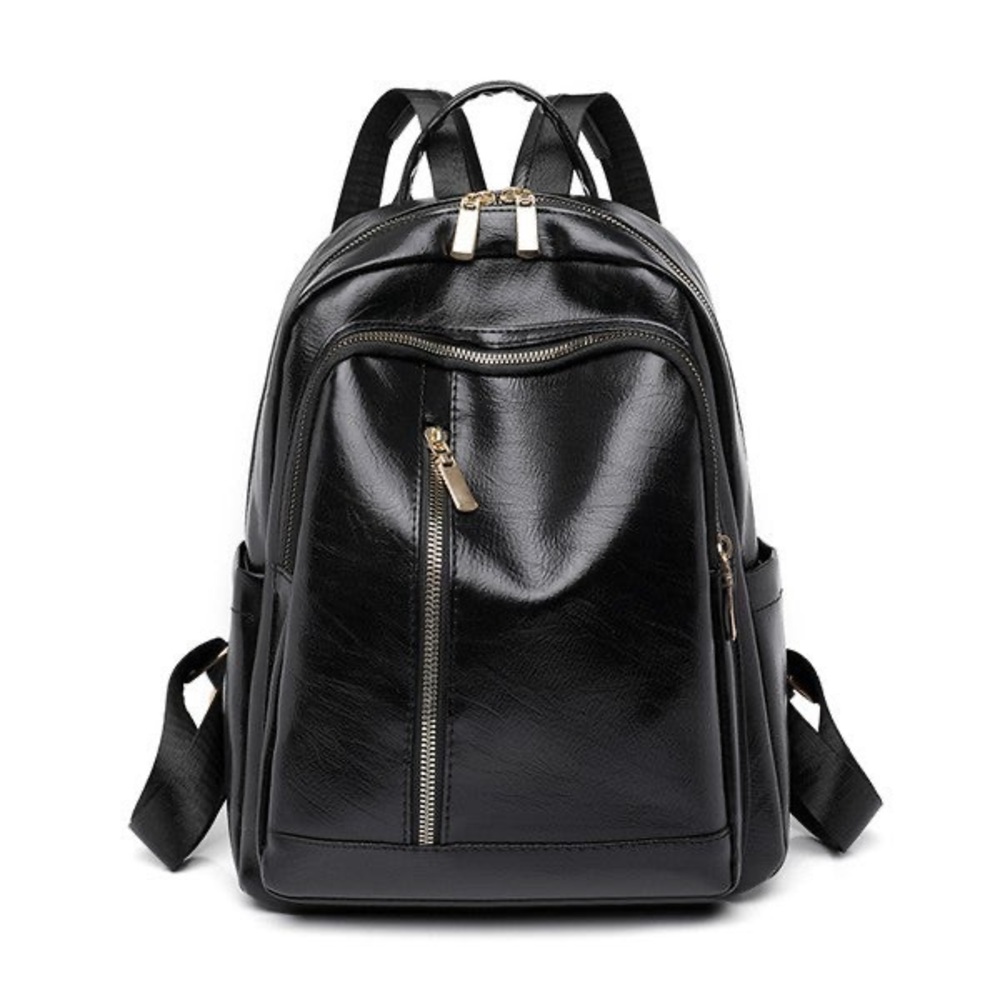 NWT black backpack book bag